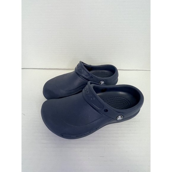 Crocs womens size 7 clogs bistro blue slip resistant comfort lightweight - Picture 11 of 16